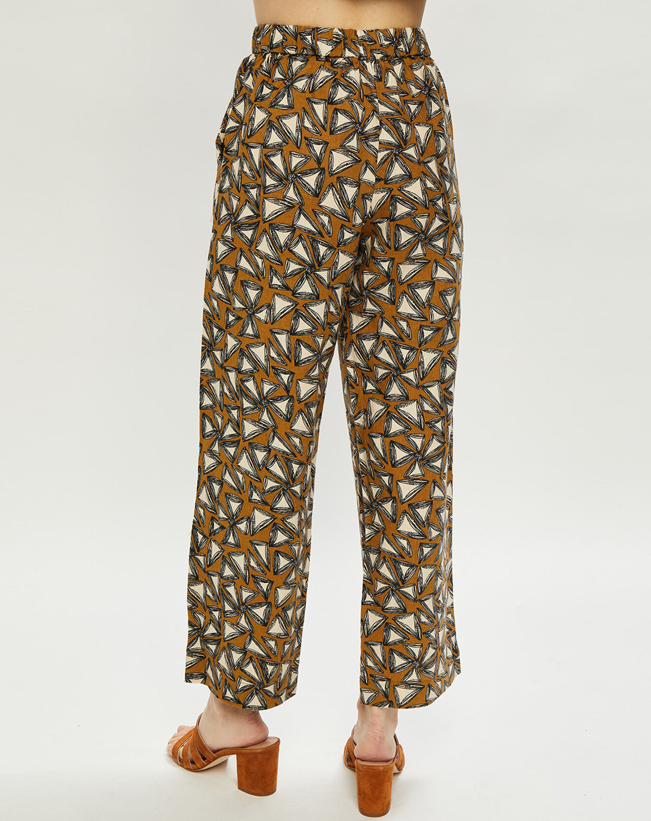 Harris Wilson Pantalon 100% Lin Clark bergamote