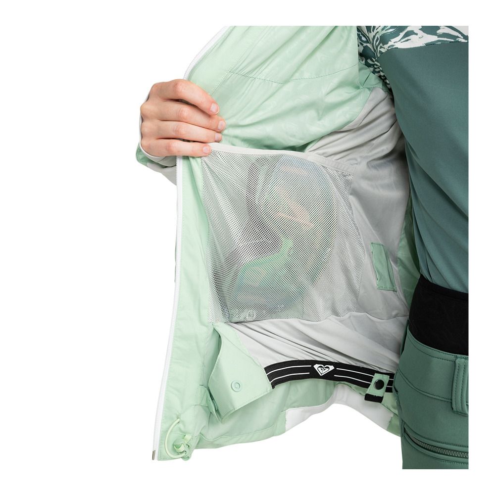 Roxy SNOWBLIZZARD - Doudoune ski Femme cameo green