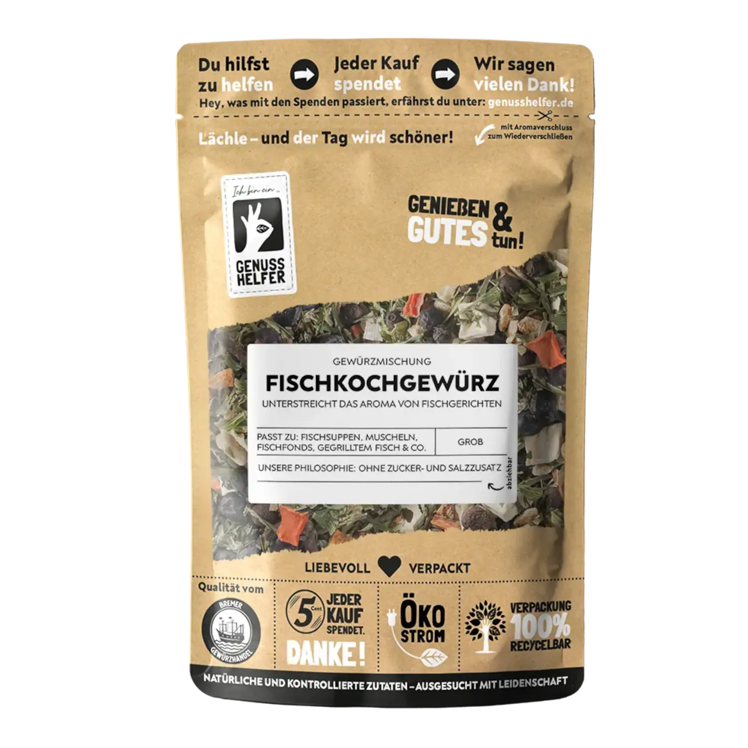 Fischkochgewürz, grob, 3er Pack