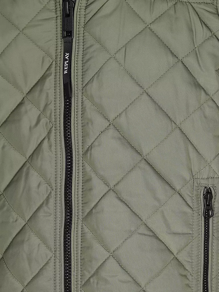 REPLAY Steppjacke olive