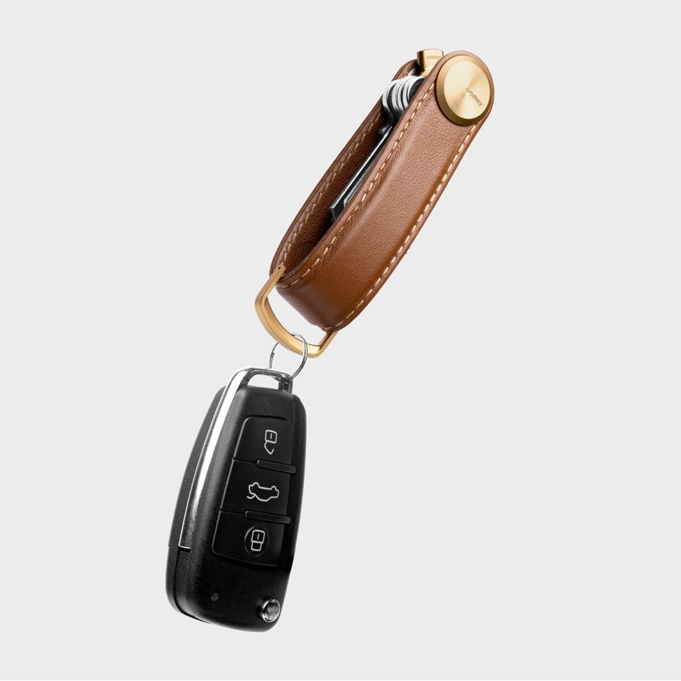 Orbitkey - Key Organiser Pro Leather - Cedar