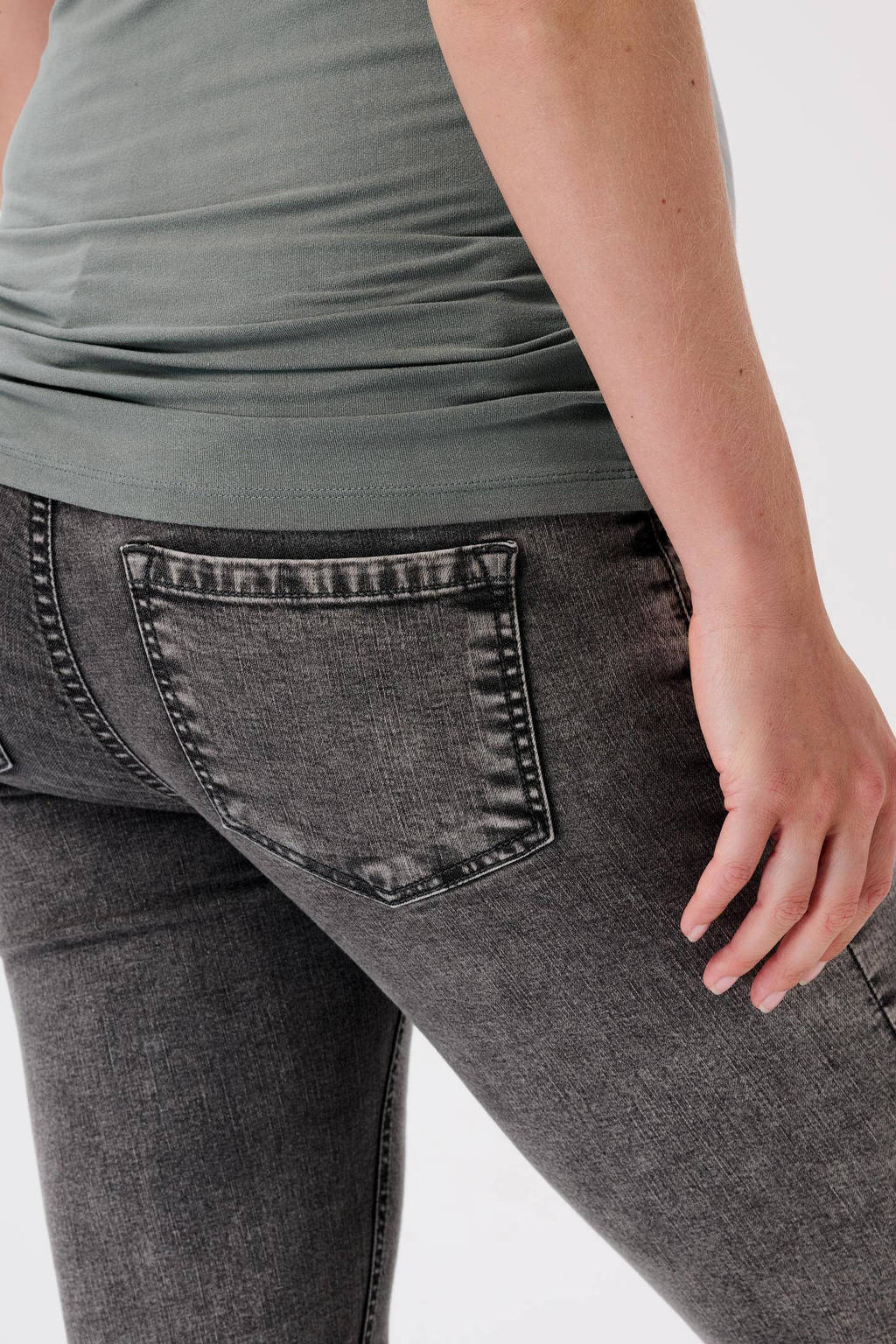 Noppies zwangerschaps skinny jeans Avi grey denim