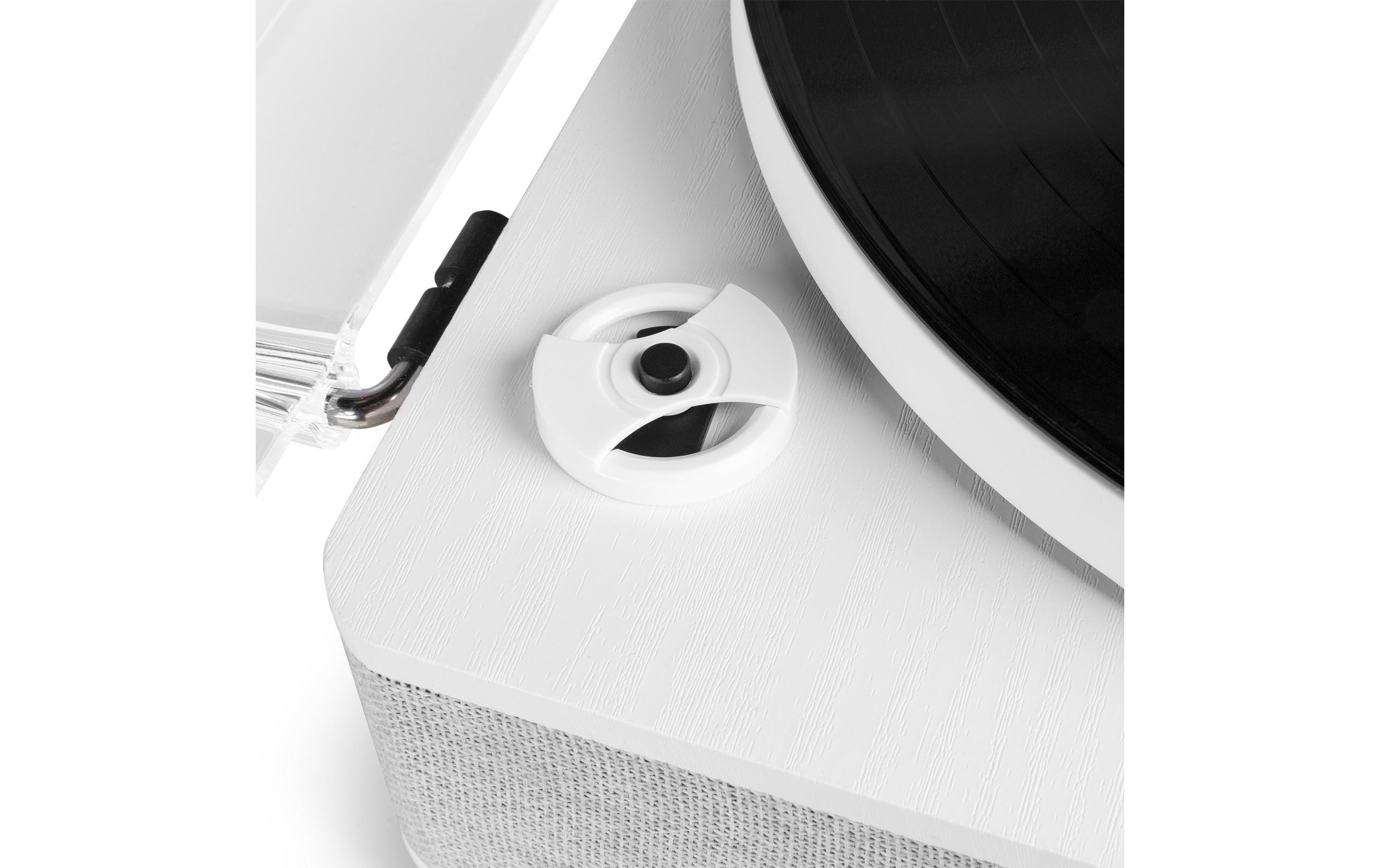 Plattenspieler mit Bluetooth RP162 Weiss<br>Retro Plattenspieler mit Bluetooth, USB-Player und Umwandlungsmöglichkeit für Schallplatten