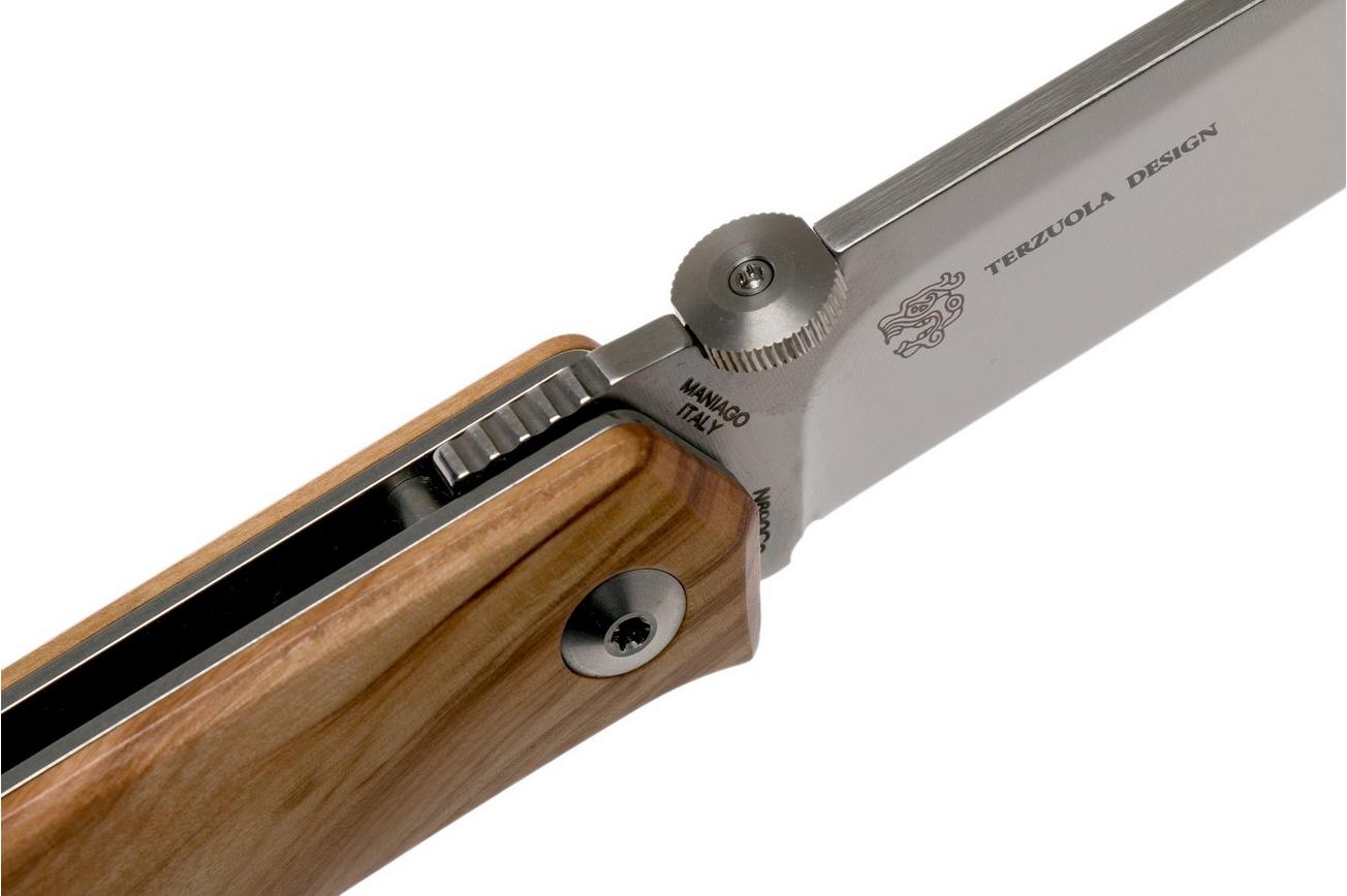 Fox Terzuola Folder FO FX-525OL Olive zakmes, Bob Terzuola design