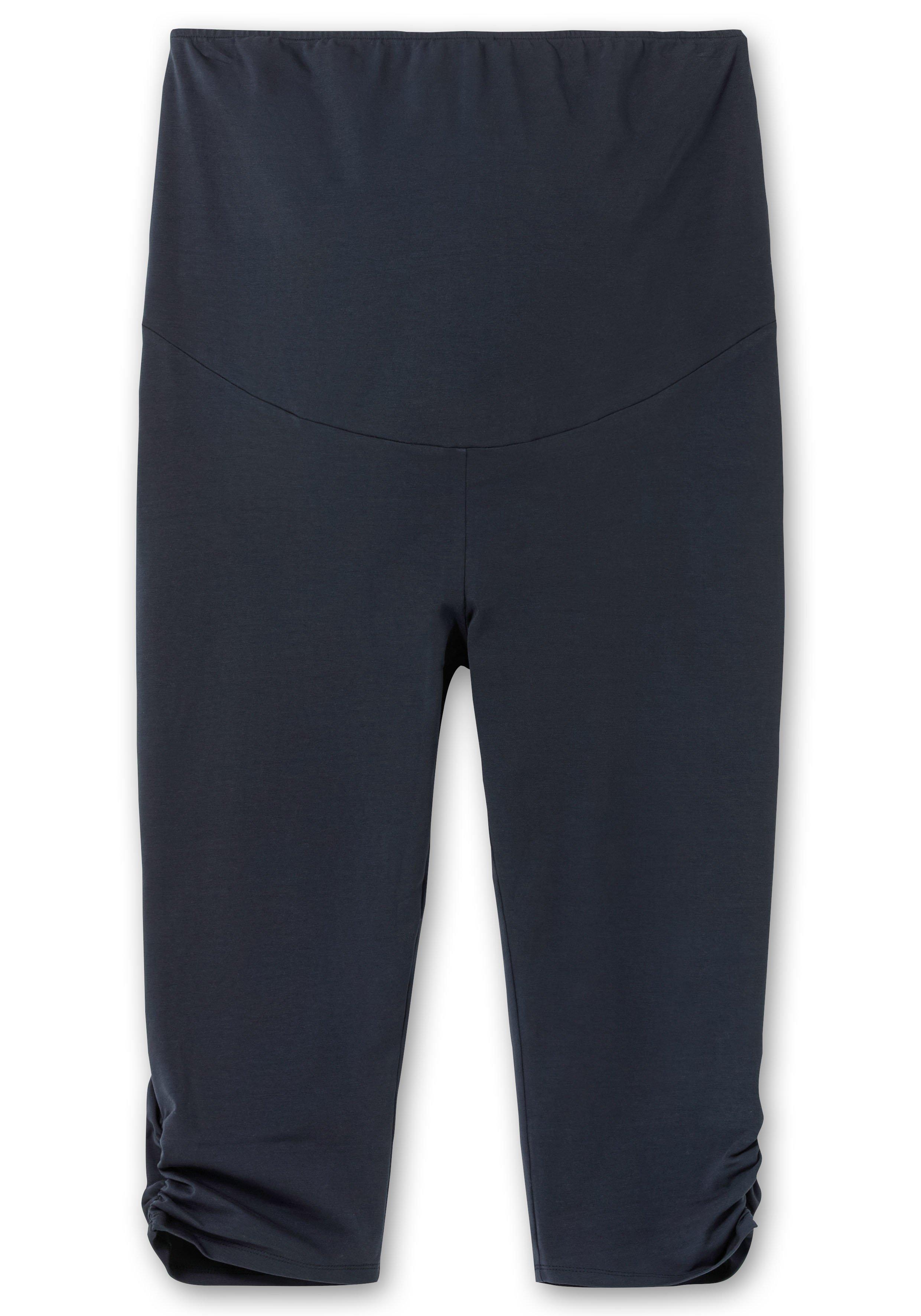 Umstands-Leggings in Caprilänge, mit Überbauchbund