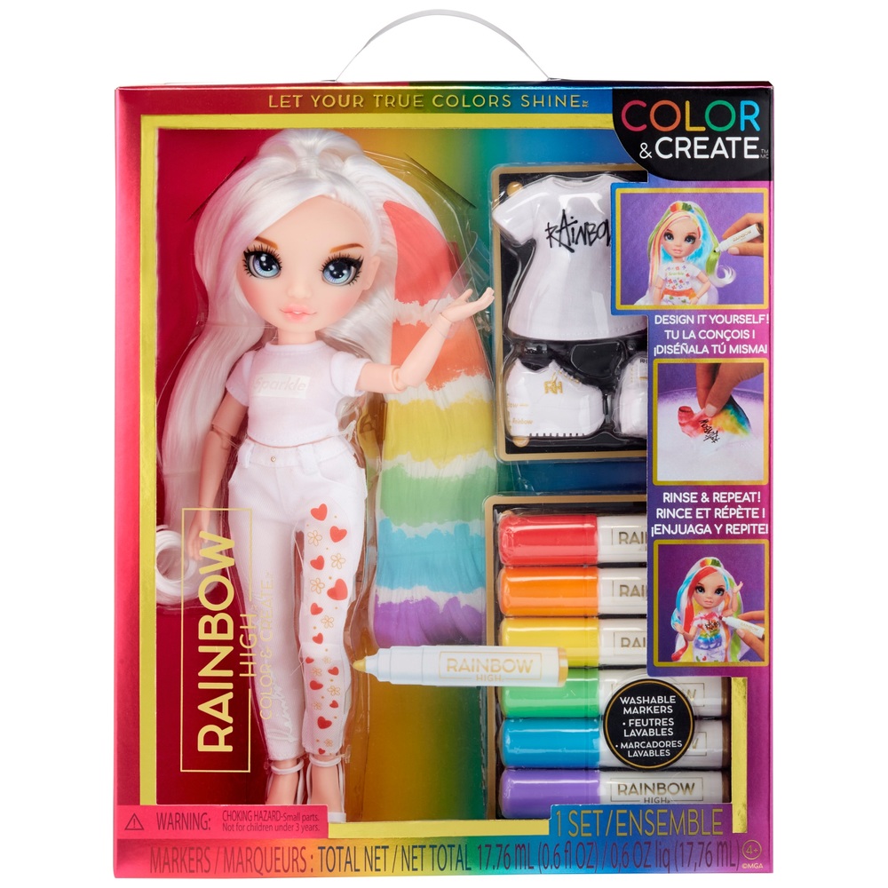 Regenbogenfarben & Kreative Mode DIY Puppe