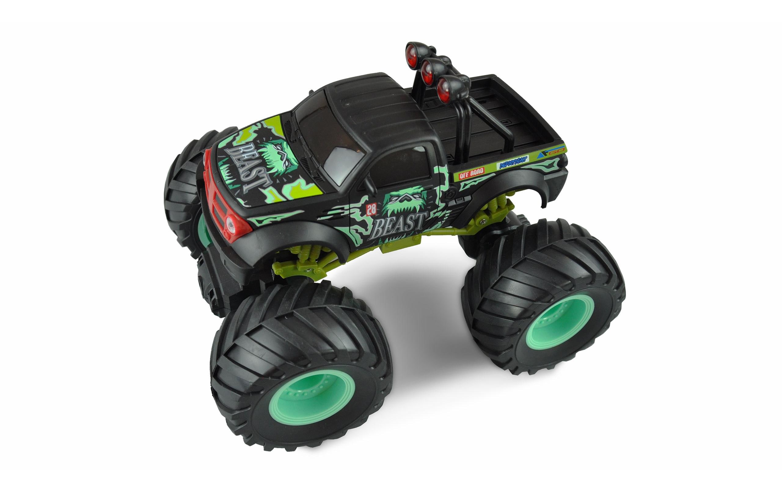 Monster Truck Big Buster Grün, RTR, 1:18Ferngesteuerter Monstertruck