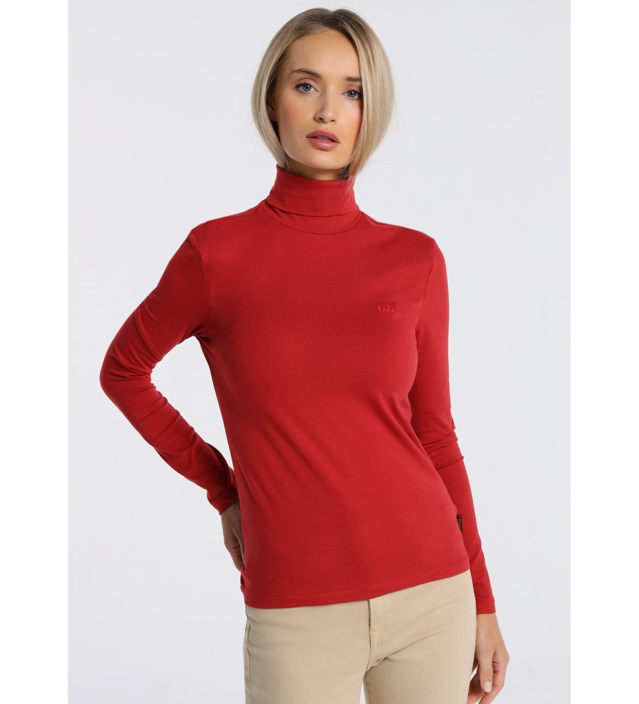 Camiseta de manga comprida Lois 132106 Vermelha