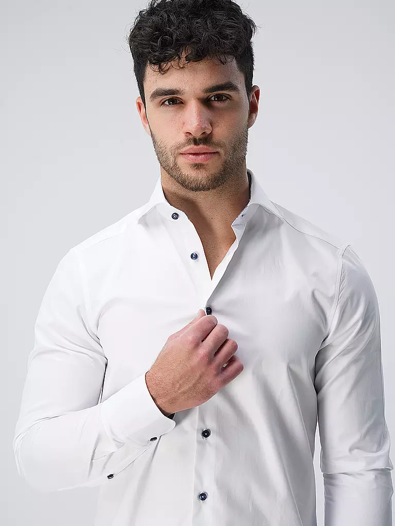 STENSTRÖMS Hemd Slim Fit weiss