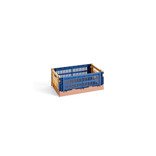 HAY Colour Crate Mix Kasse, Mørk Blå, Small