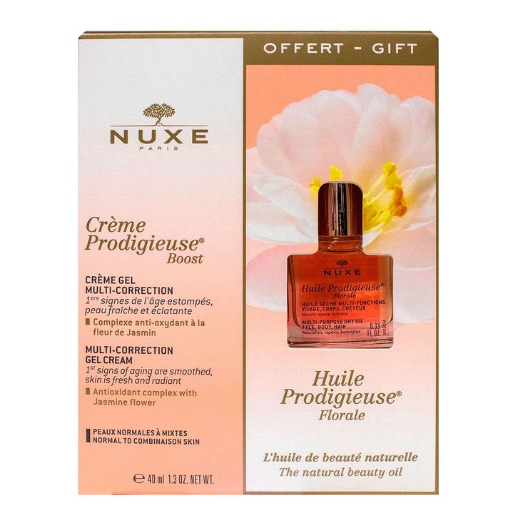 Crème Prodigieuse Boost gel multi-correction 40ml + huile offerte