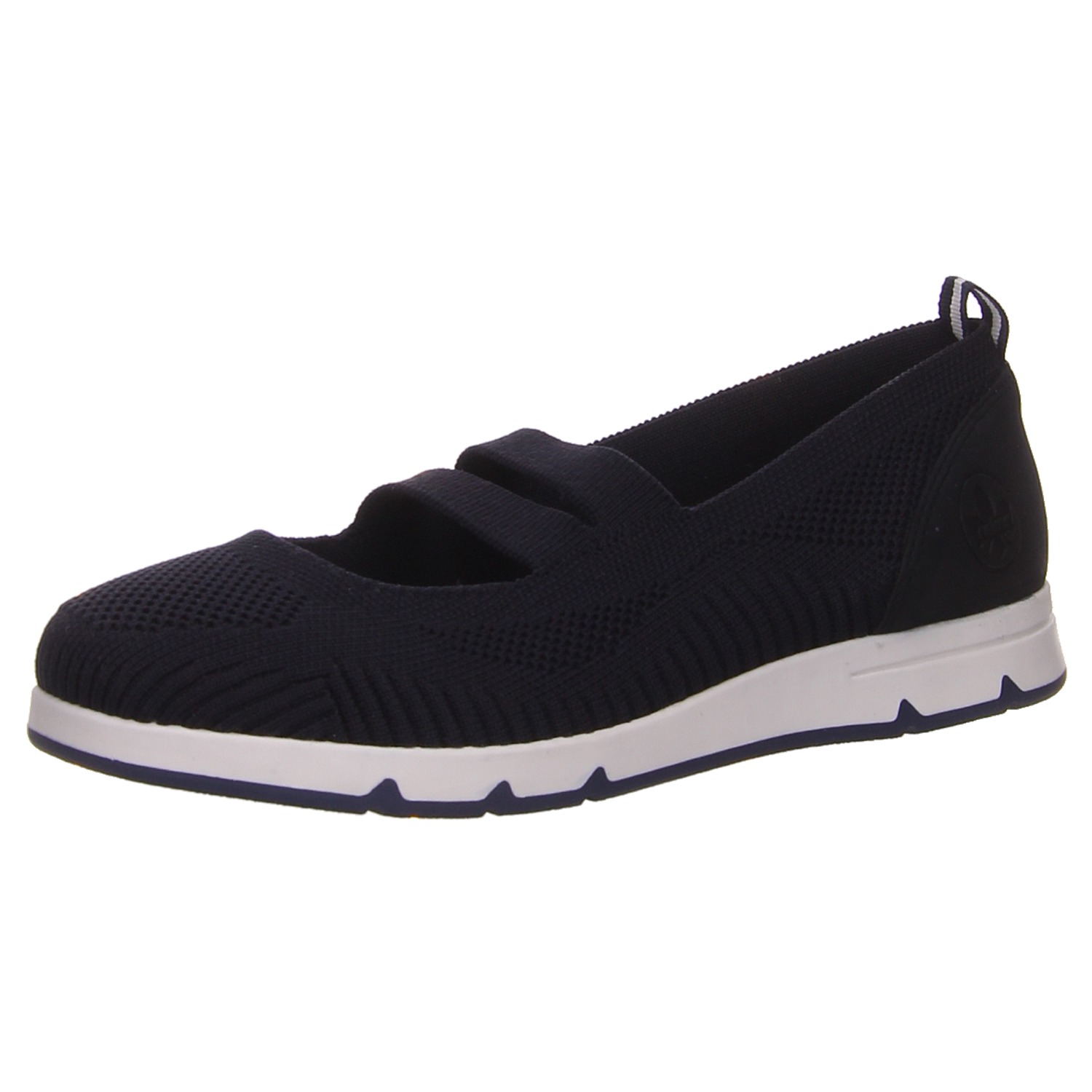 Rieker Spangenballerina blau blau