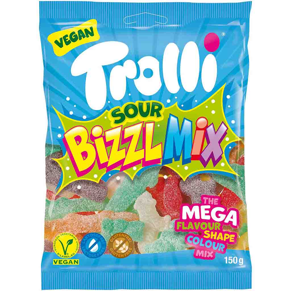 Trolli Bizzle Mix sour 150g MHD:11.2.26