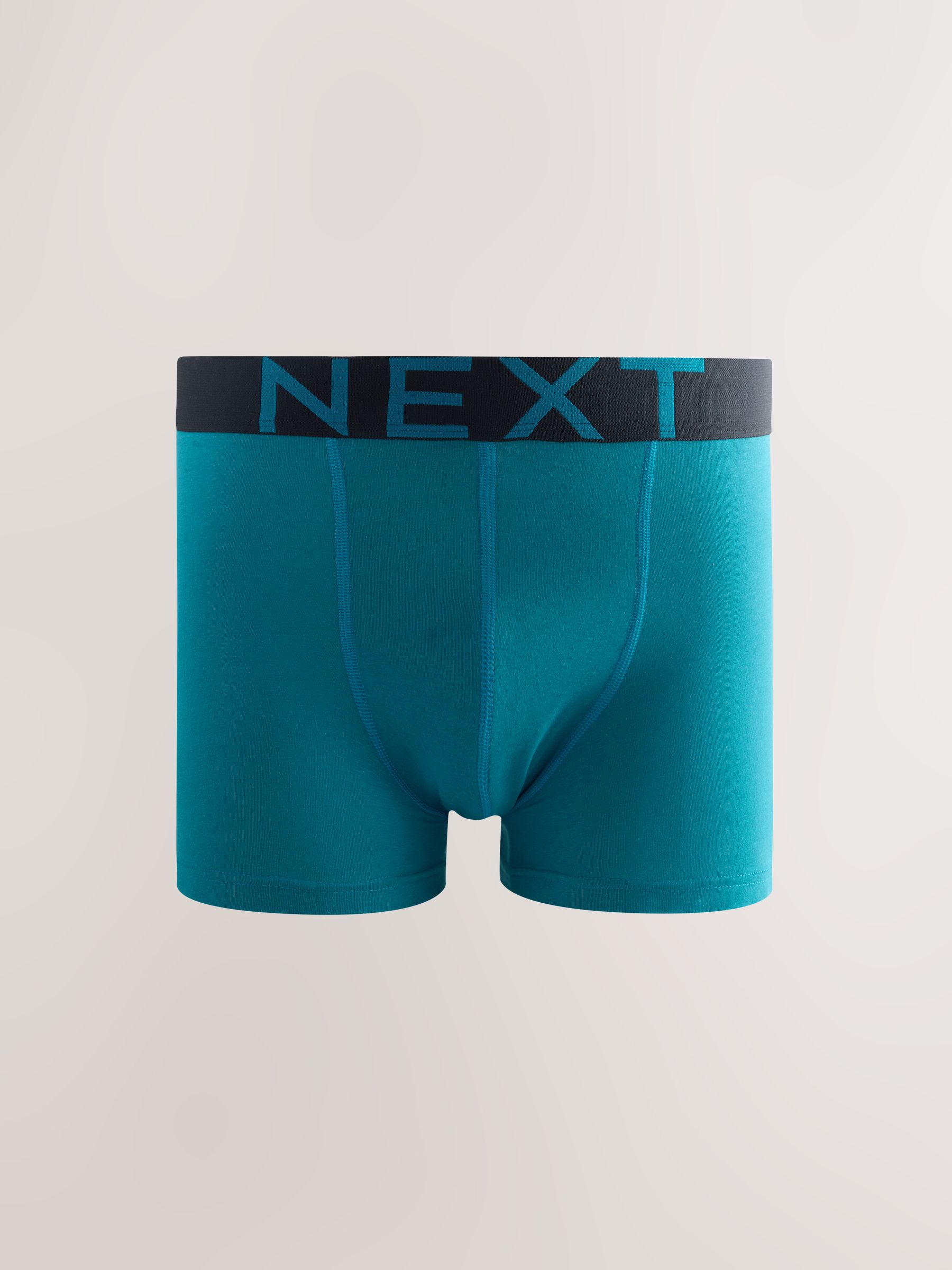 Zwart met felgekleurde taillebanden - Verpakking van 8 - Katoenrijke trunk boxers