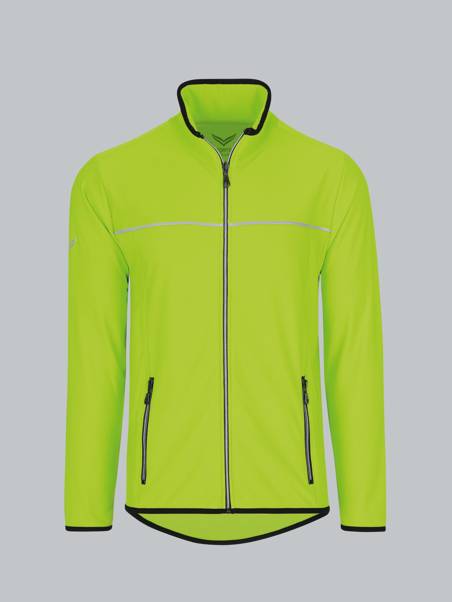 Praktische Sportjacke aus Microfaser Lemon