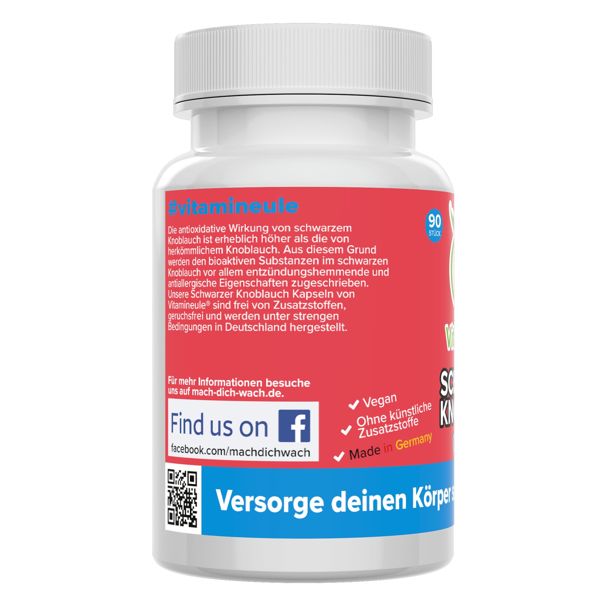 Schwarzer Knoblauch Kapseln - Vitamineule®