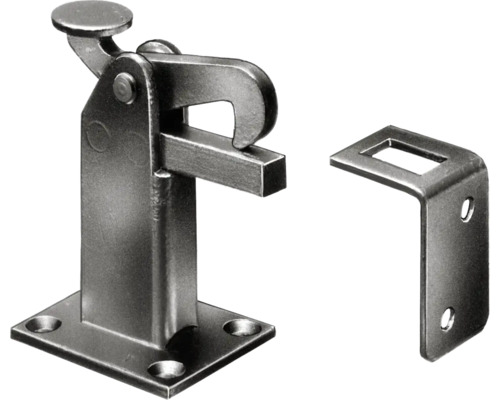 Poortstop voor vloermontage, 95 x 65 x 50 mm, thermisch verzinkt
