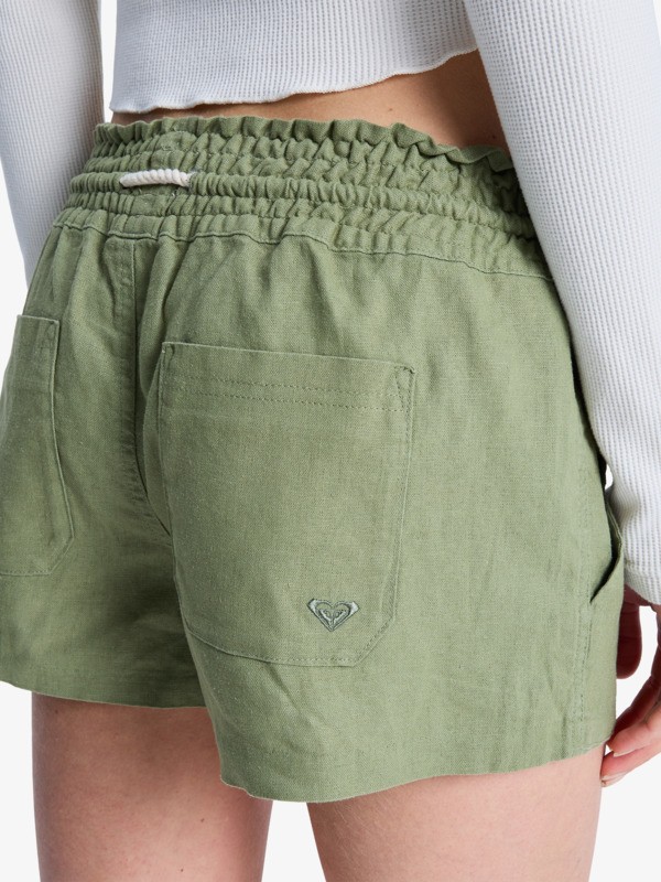 Oceanside Short de plage Vert Femme