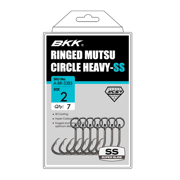 Hameçons BKK Ringed Mutsu Circle Heavy SS Hooks