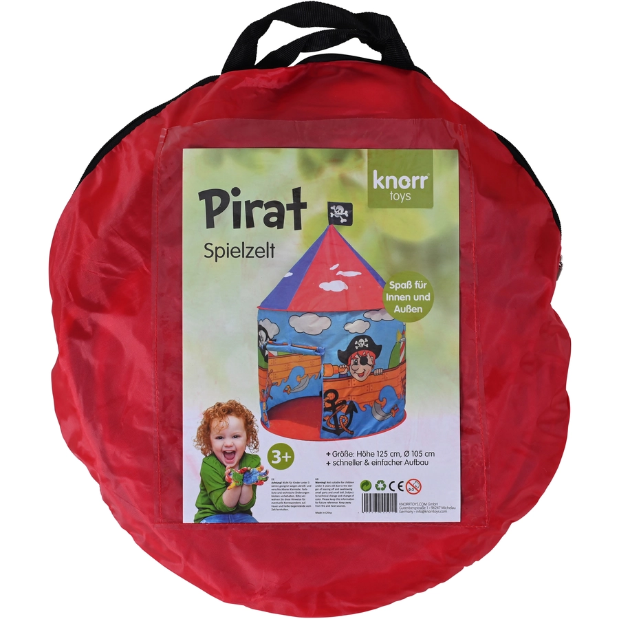 knorr toys® Spielzelt Pirat rot