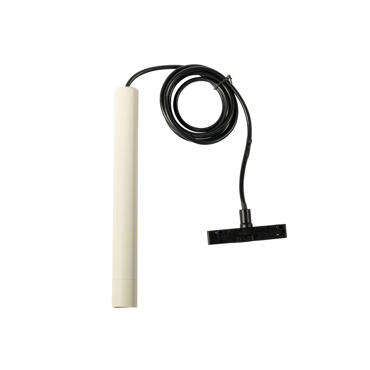 Moderne hanglamp zwart beige voor railsysteem 1-fase  - Slimline Keno