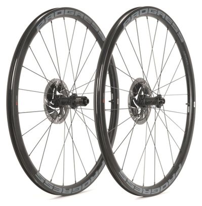 Paire de roues Progress Airspeed 33 Disc | 12x100/12x142 mm | Center Lock | Sram XDR