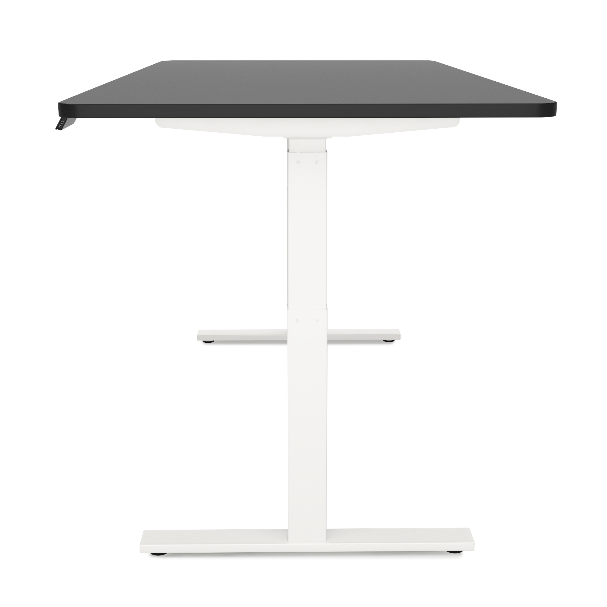 Stehpult elektrisch PREMIUM schwarz/weiss 180 x 90 cm