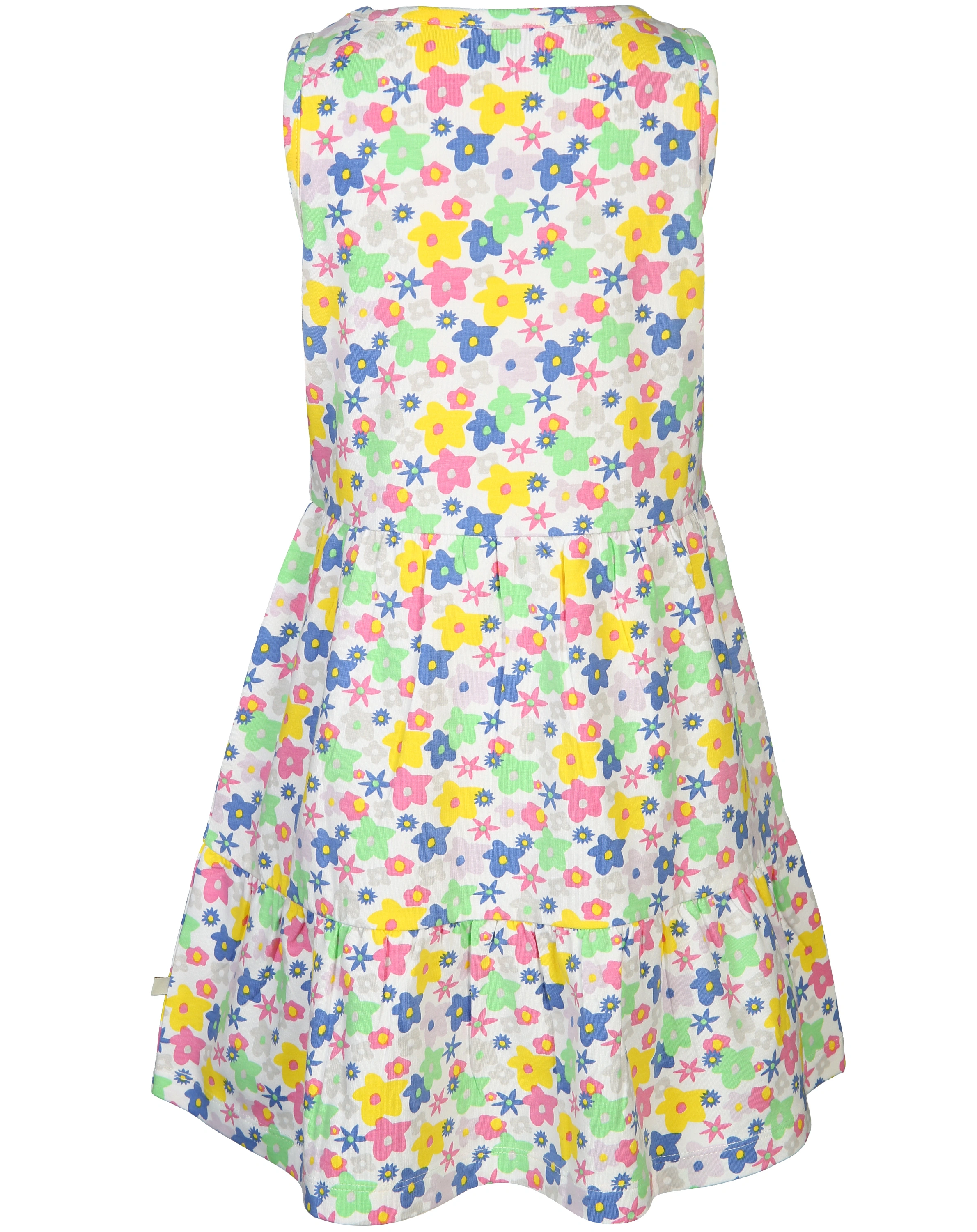 Kleid VOLANT geblümt in weiß