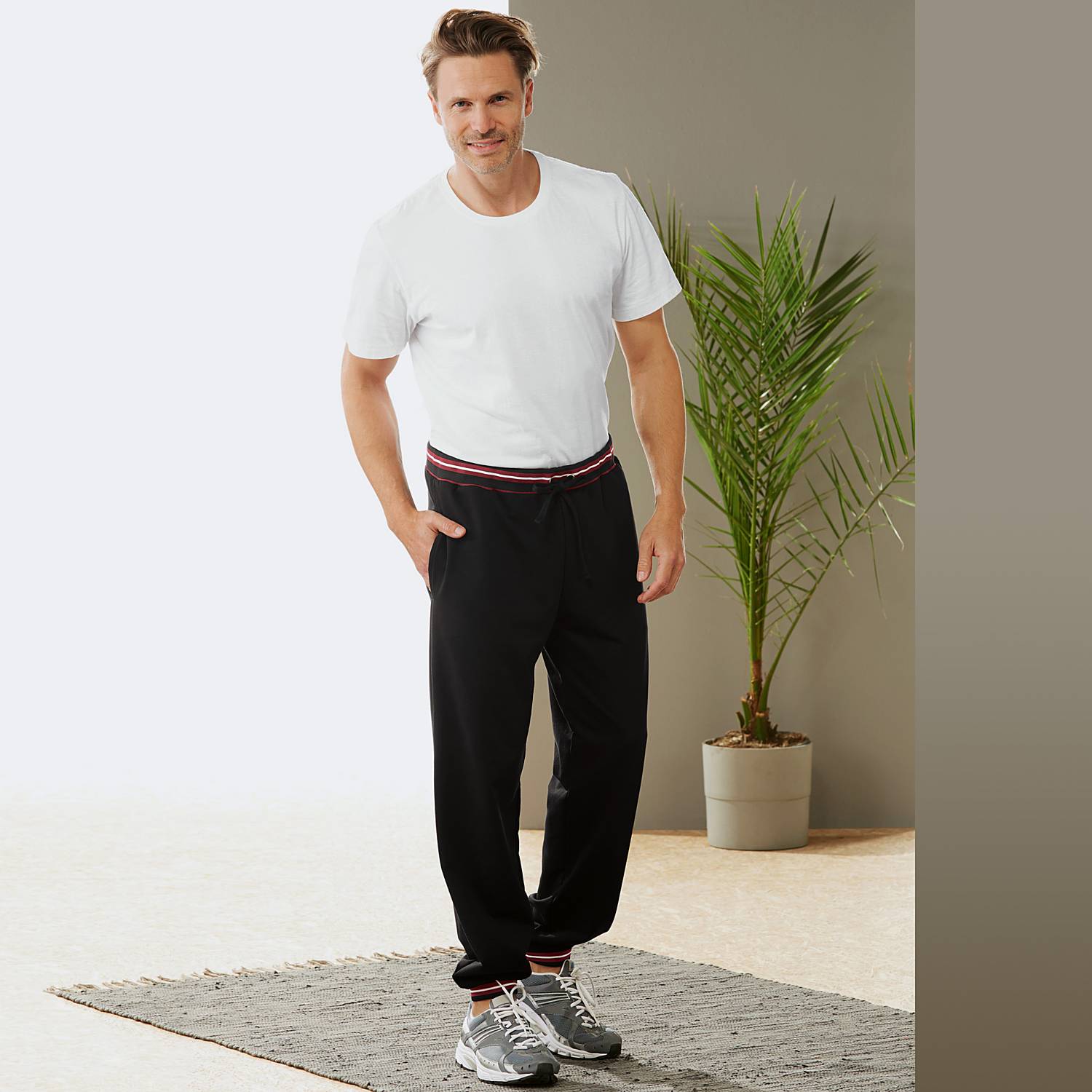 Erwin Müller Sweat Herren-Freizeithose, lang