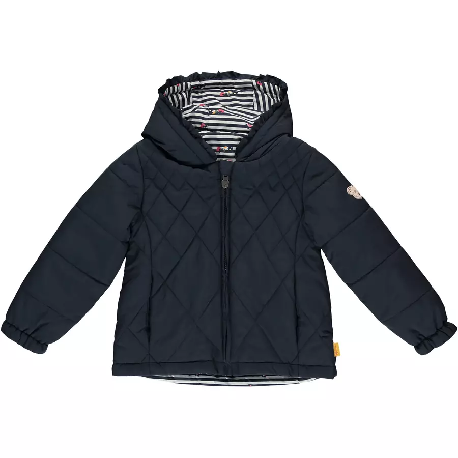Steiff Girls Wendejacke, navy