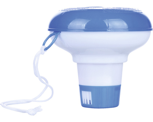 Doseervlotter voor 200g tabletten, 17 cm, blauw