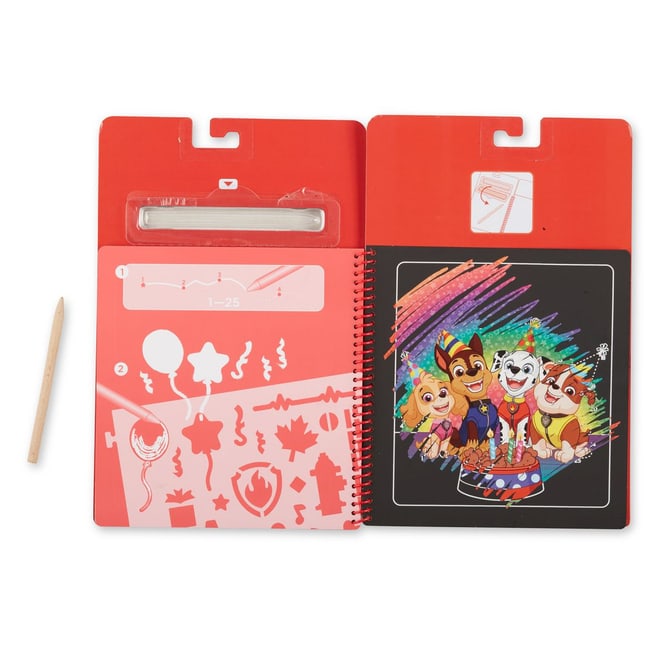 Paw Patrol - Scratch Art® - Kratzmalbuch mit Stift - Marshall