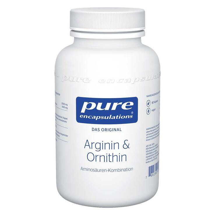 Pure Encapsulations Arginin + Ornithin Kapseln, 90 St