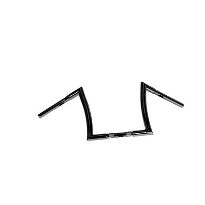 Guidon Highway Hawk Bad Apehanger 12 pouces 32 mm pour Harley Davidson Universel - Noir
