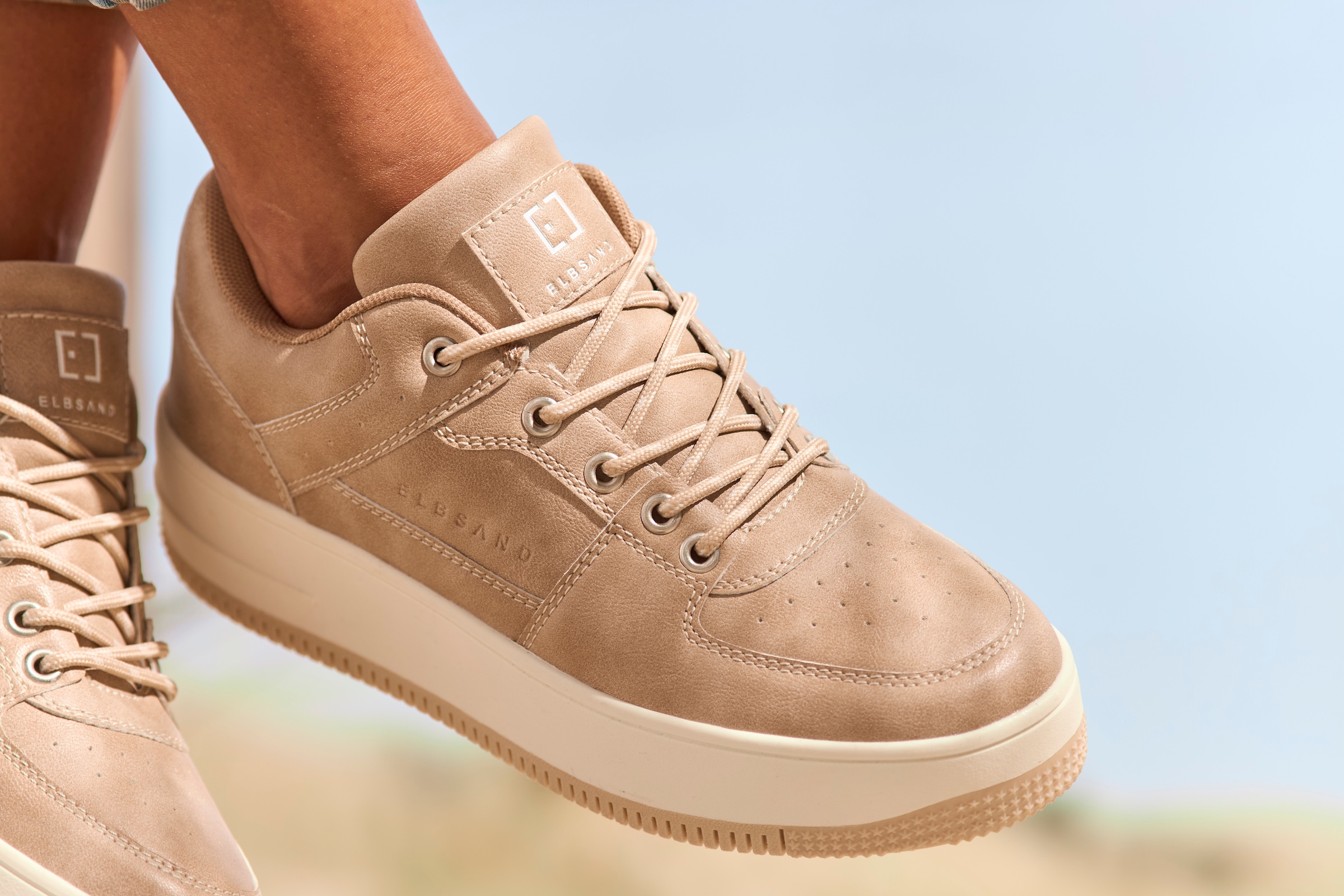 Elbsand Sneaker »Schnürschuh, Freizeitschuh, Halbschuh, Schnürhalbschuh, Turnschuh«  mit modischer Plateausohle