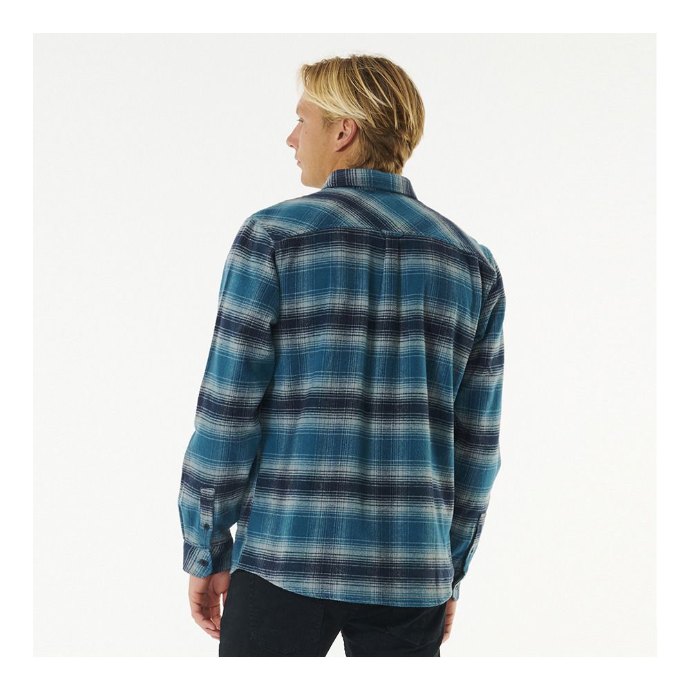 Rip Curl COUNT FLANNEL - Chemise Homme mineral blue