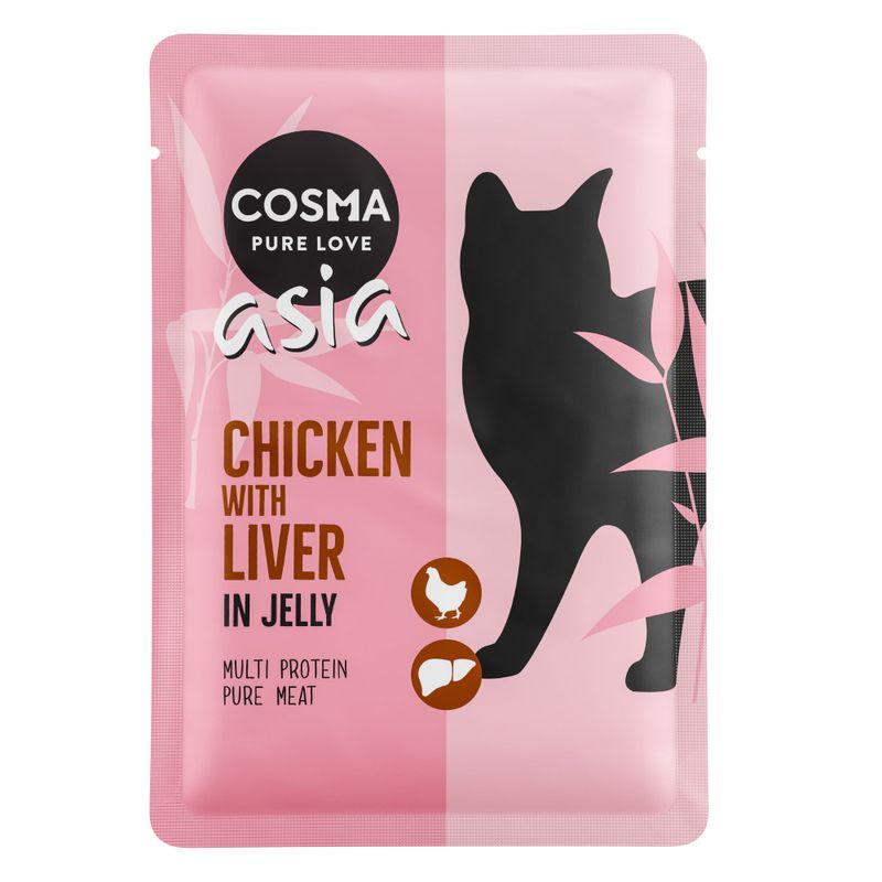 Lot Cosma Thai/Asia en gelée 12 x 100 g