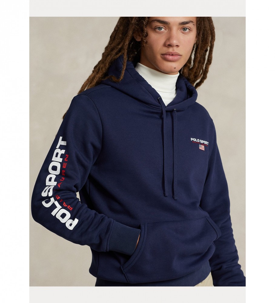 Moletom Ralph Lauren Polo Sport azul marinho