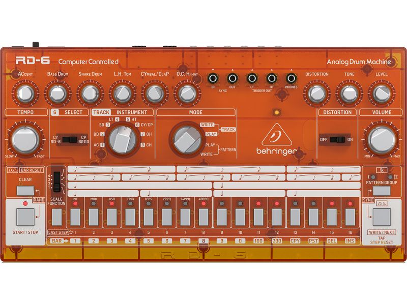 Behringer Drum Machine RD-6-TG Klassische analoge Drum Machine