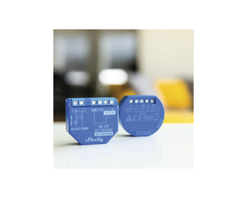 Shelly Plus 1 Verbeterde 1-kanaals wifi-switch - Compatibel met SMART HOME van hornbach