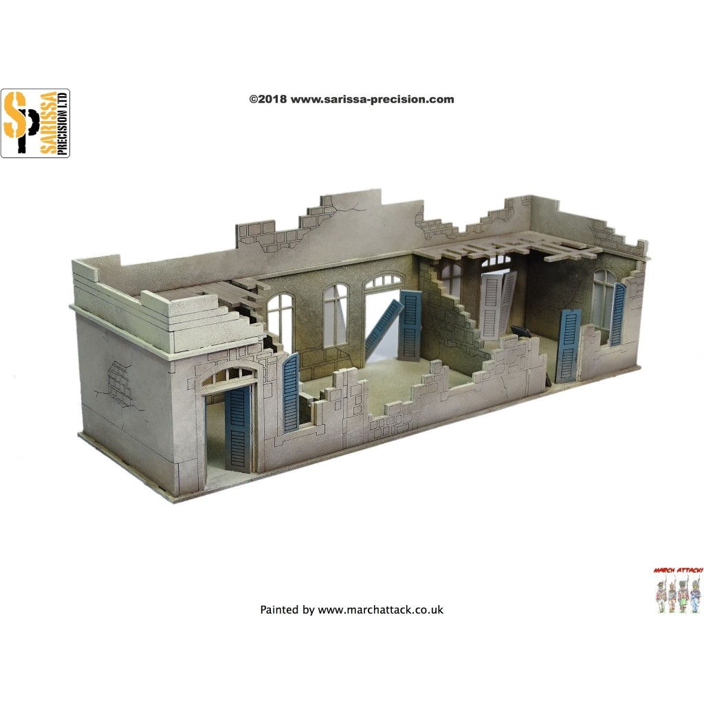 Large Single Storey Building - Destroyed