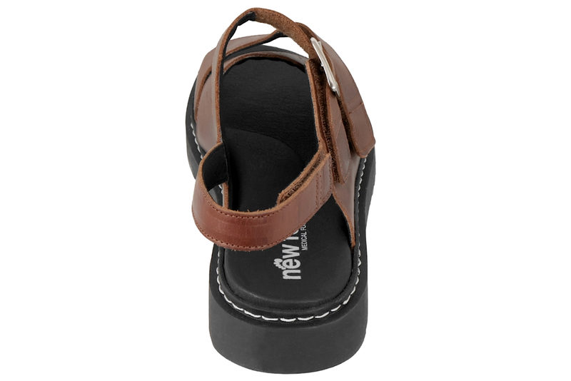 NEW FEET SANDAL I BRUNT GLAT SKIND