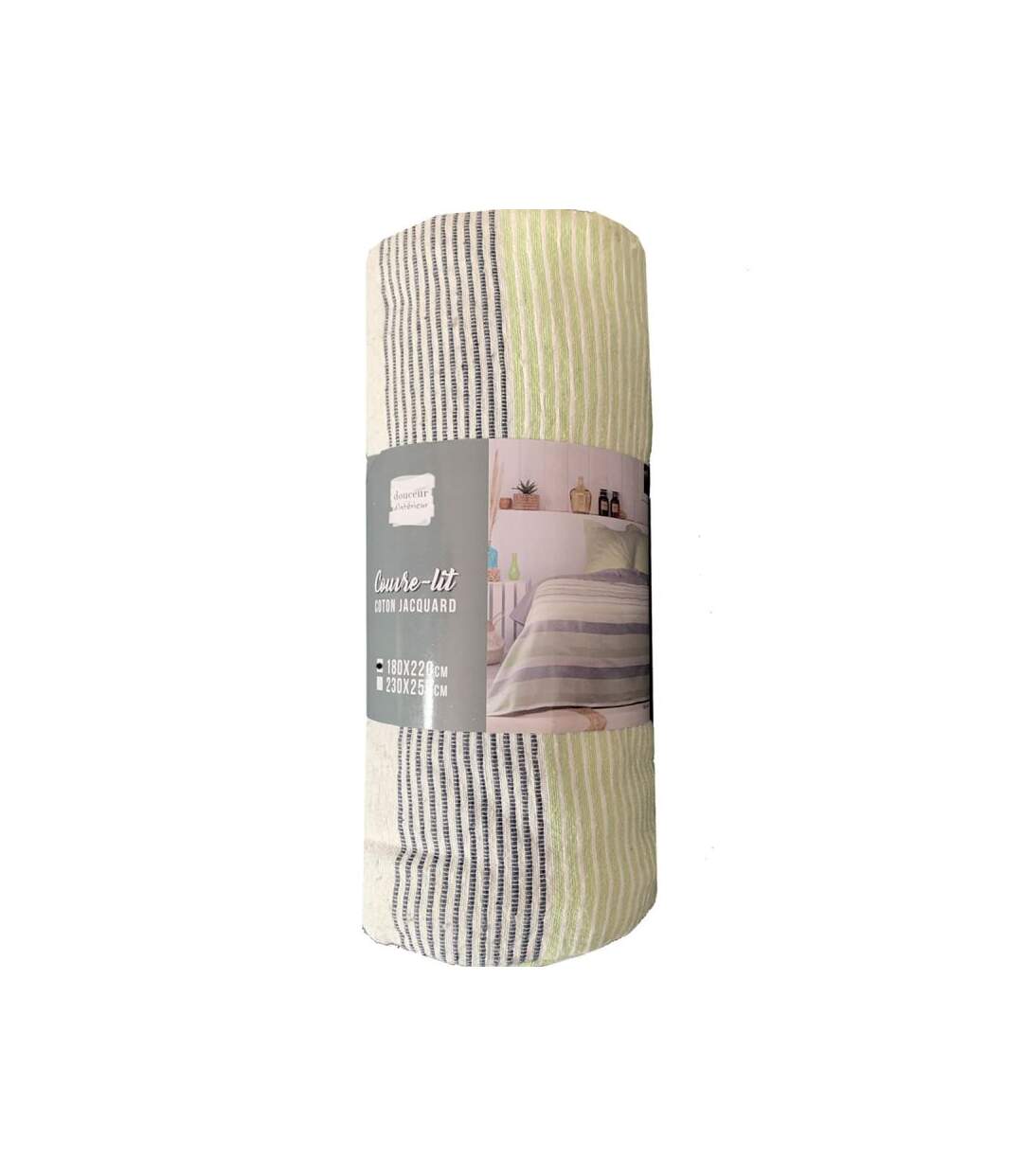 Couvre-Lit 1 Personne Fiby 180x220cm Vert