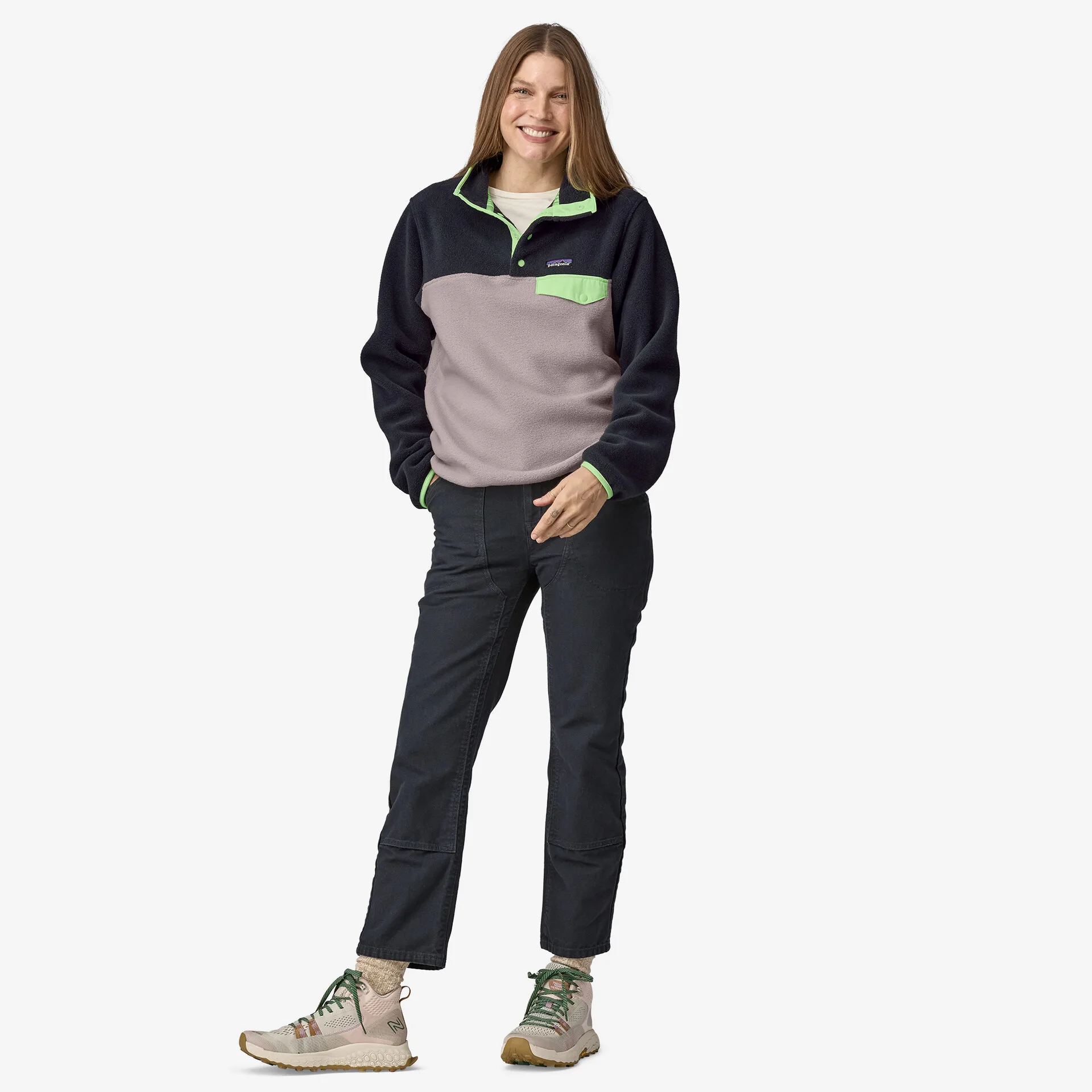 Patagonia W'S Lw Synch Snap-T P/O Echo Purple