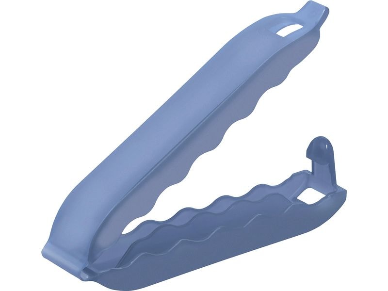Rotho Verschlussclip ONDA 10 Stück, Blau Kleine Verschlussclips für den alltäglichen Bedarf