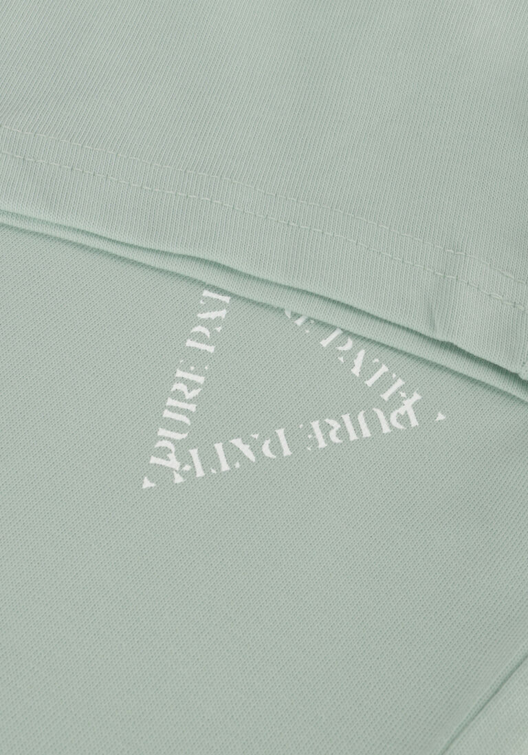 PURE PATH mint pure path t-shirt tshirt with front print