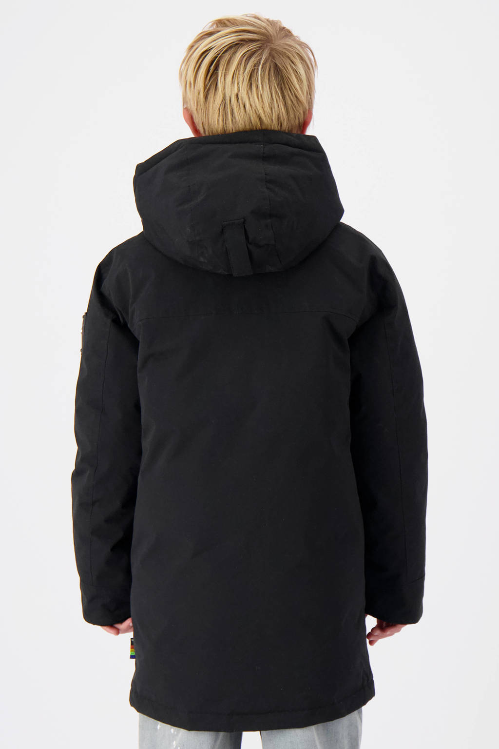 BLACK BANANAS winterjas JR. PARKA PLATE JACKET zwart