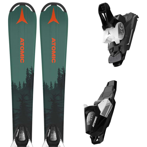 Pack ski ATOMIC MAVERICK JR 100-120 DARK + C 5 GW GREEN/BLACK