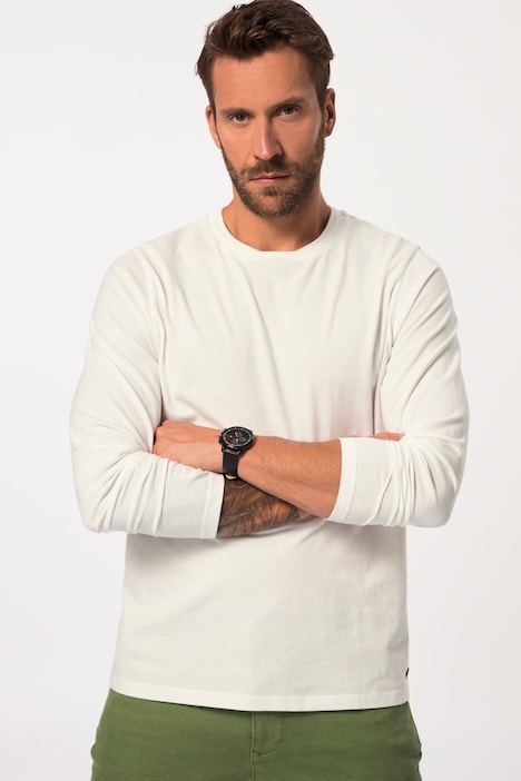 Langarmshirt, OEKO-TEX, Doppel-Ausschnitt