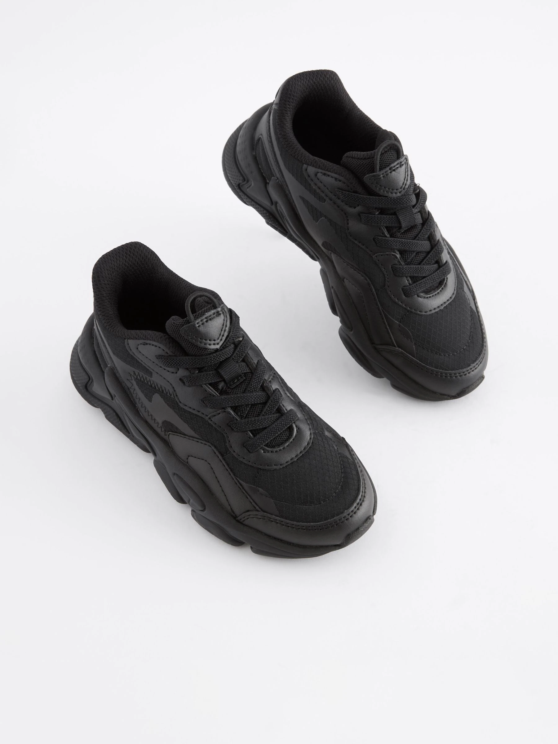 Zwart - Elastische sportschoenen